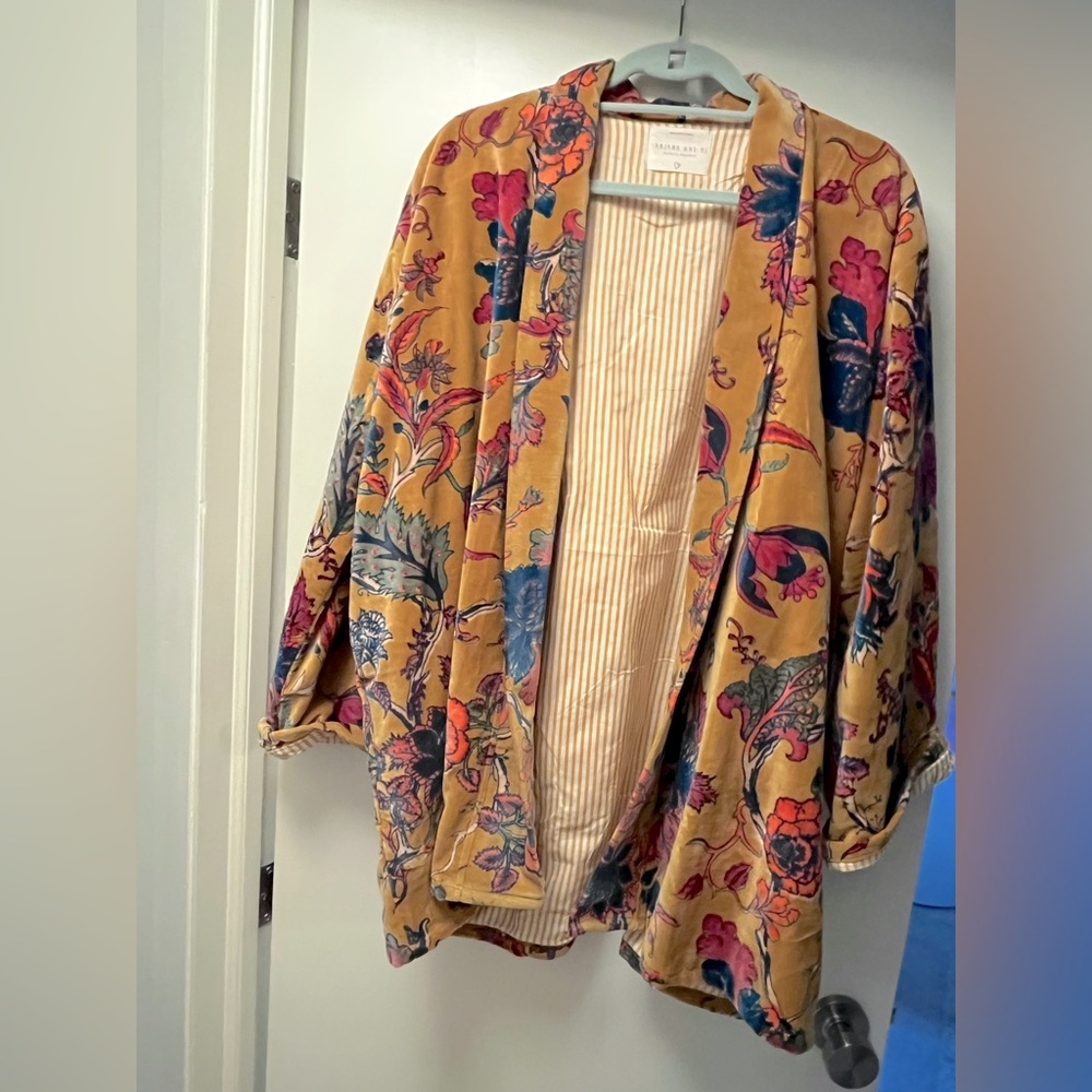 Lovely Velvet Swing Coat Boho Style